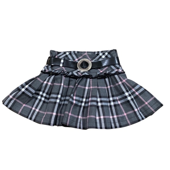 Burberry London Pink and Black Girl's Skirt - Picture 2 of 10